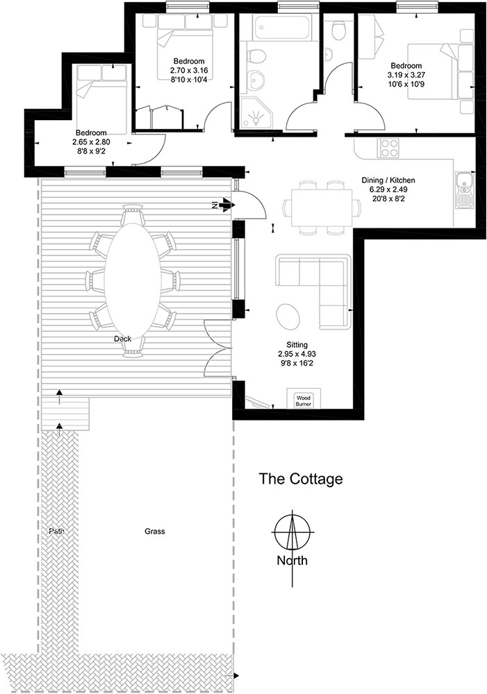 The Cottage Floor Plan